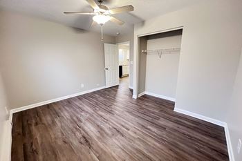 Ceiling fans in select apartments